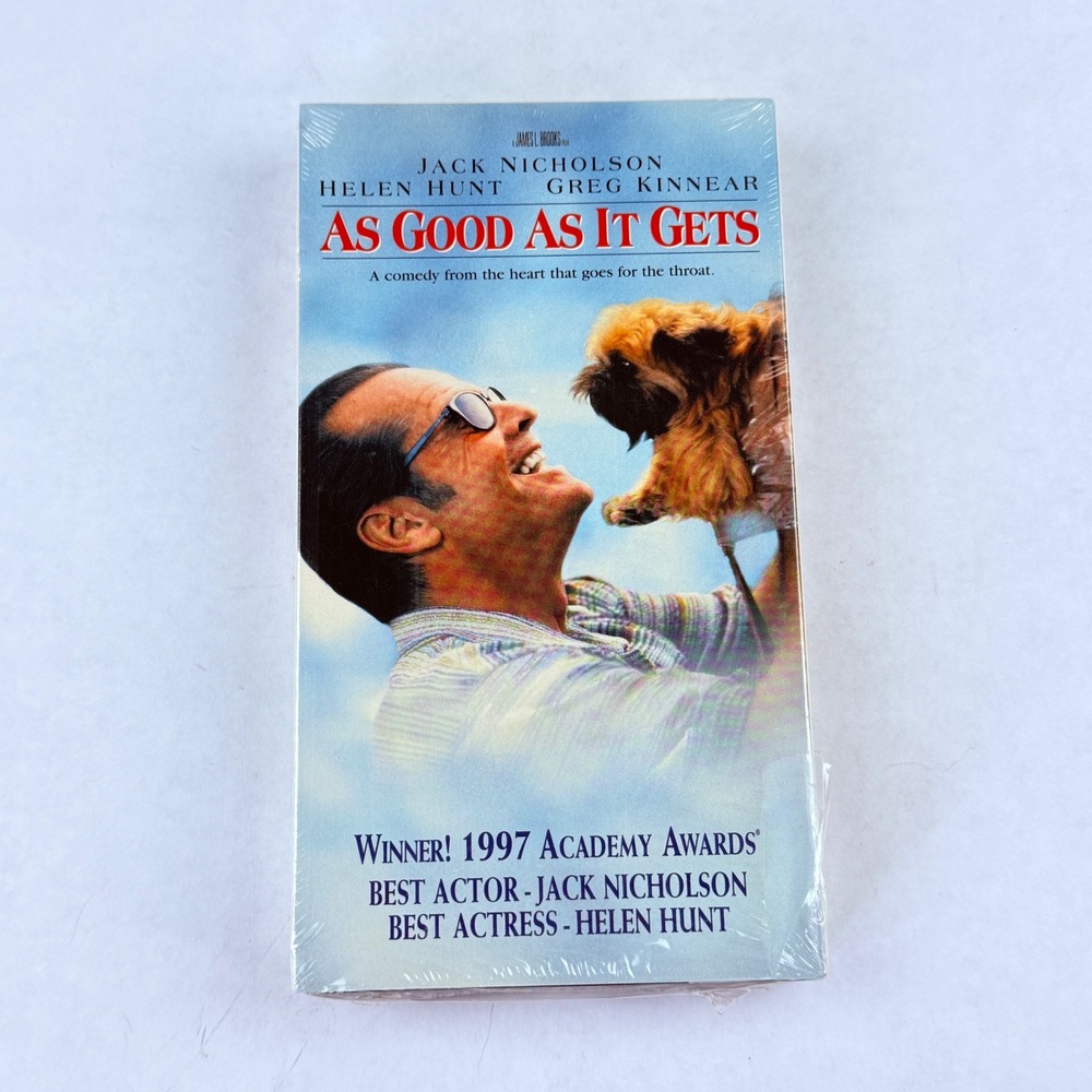 As Good As It Gets VHS Jack Nicholson Helen Hunt Sealed New 1998 21703 Movie‎